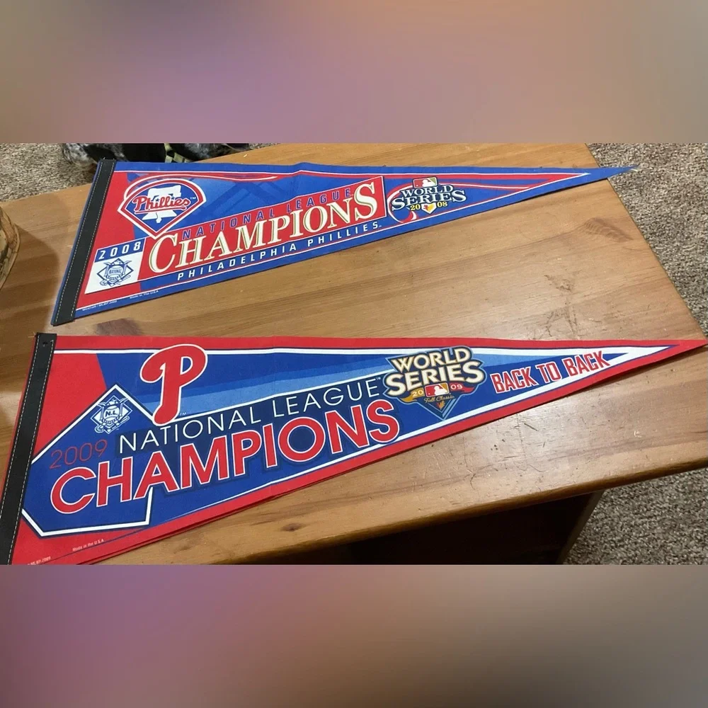 Wincraft: Philadelphia Phillies set of 3 felt baseball sport pennants 29”inches